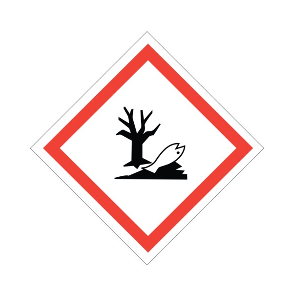 GHS Pictogram Label - Environmental Damaging w/Laminate 10" x 10"